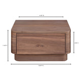 Round Off Small Nightstand