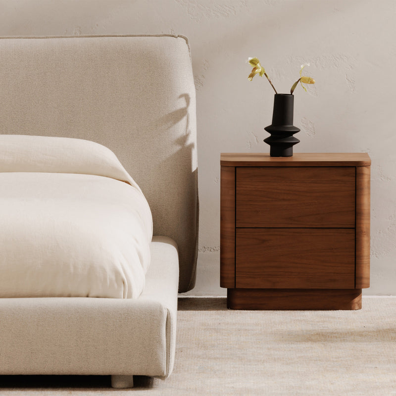Round Off Tall Nightstand