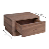 Round Off Small Nightstand