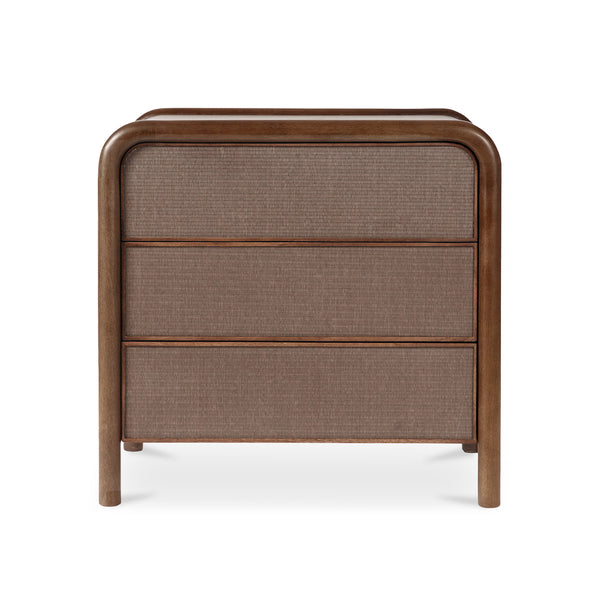 Rye 3 Drawer Nightstand