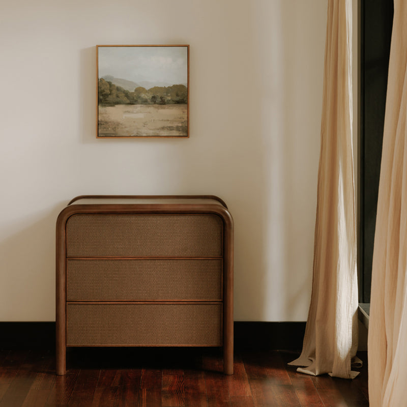 Rye 3 Drawer Nightstand