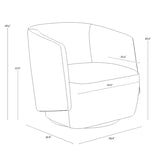 Sarina Swivel Lounge Chair