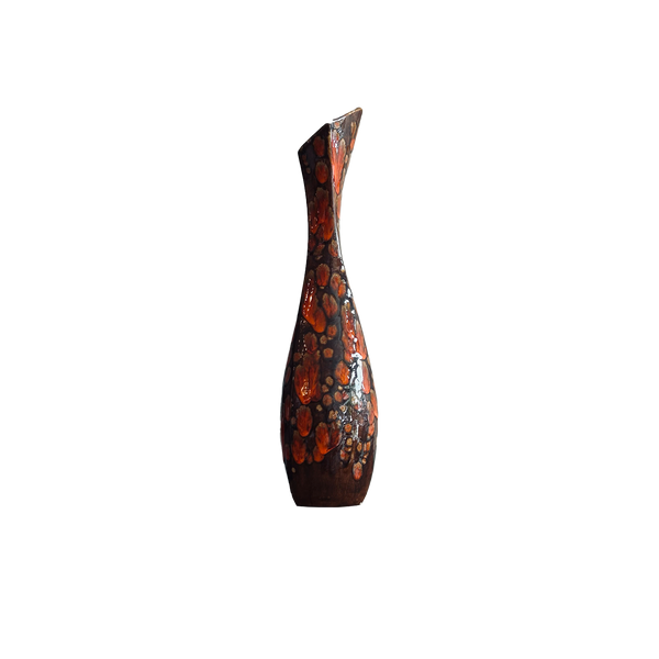 Tall Groove Vase - Vintage Floor Model