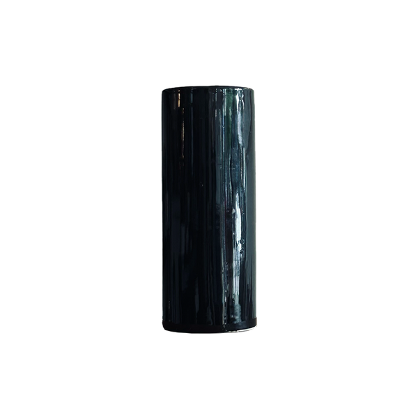 Black Cylinder Vase - Vintage Floor Model