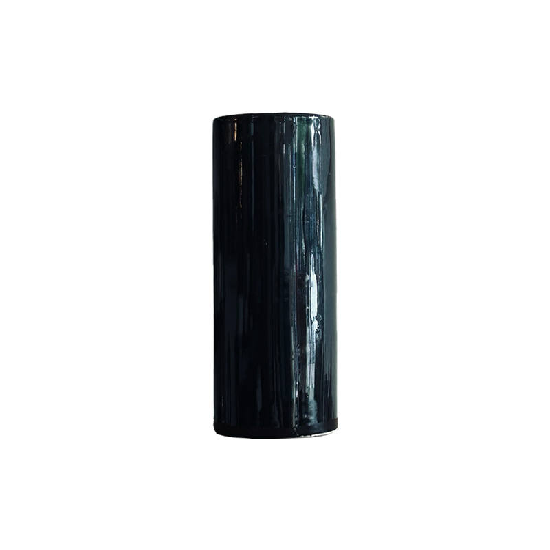 Black Cylinder Vase - Vintage Floor Model