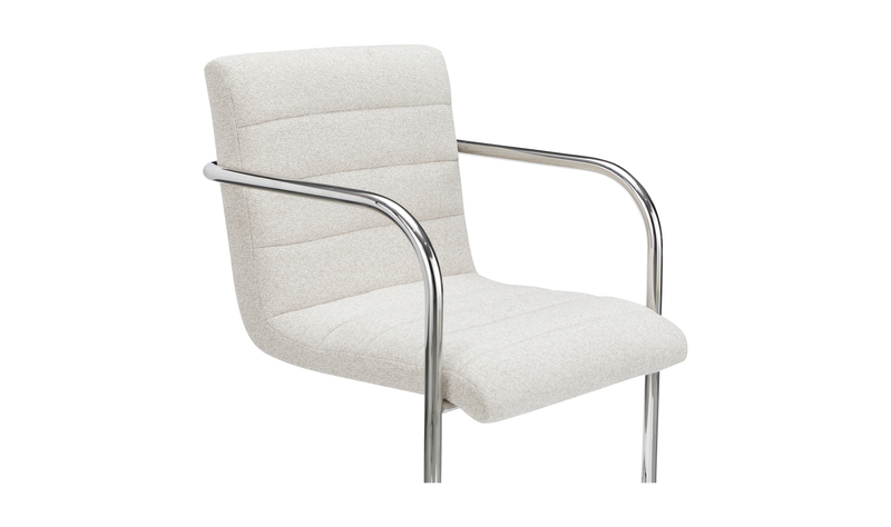 Pedro Dining Chair Beige (Set of Two)