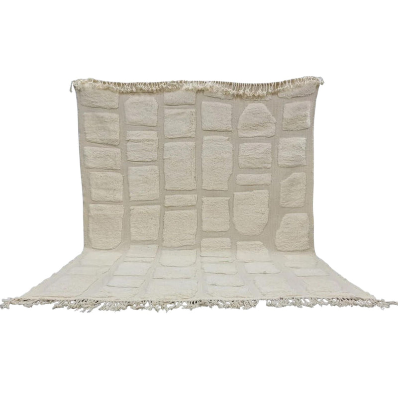 Modern Check Beni Ouarain Rug