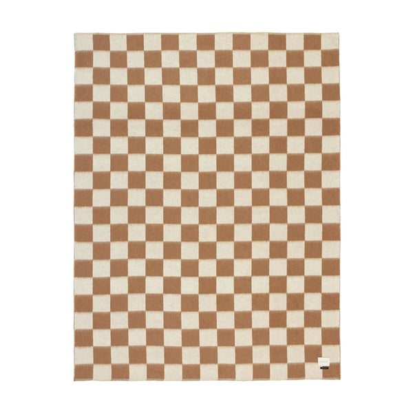 Crosby Heirloom Blanket - Tobacco/Ivory