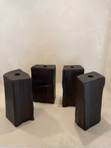 Cedar Split Candlestick Quad 8"